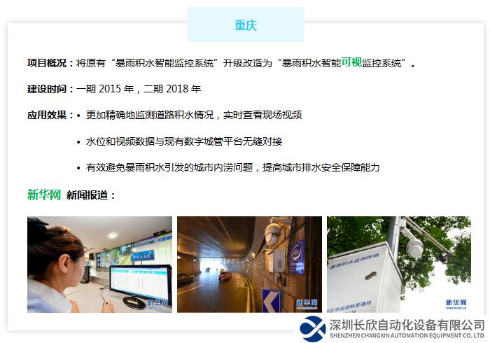 城市道路積水監(jiān)測預(yù)警系統(tǒng)——重慶市案例